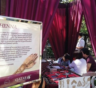 Qatar Airways Los Angeles Pop-Up Event