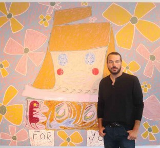 American Artist, Adam Handler, Exhibits His First Show in Lebanon