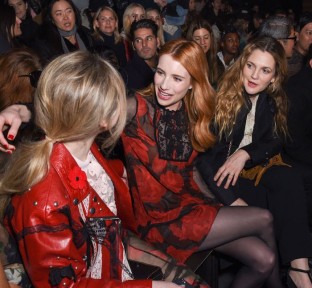Celebrities at the Coach Woman's Fall 2017 Show